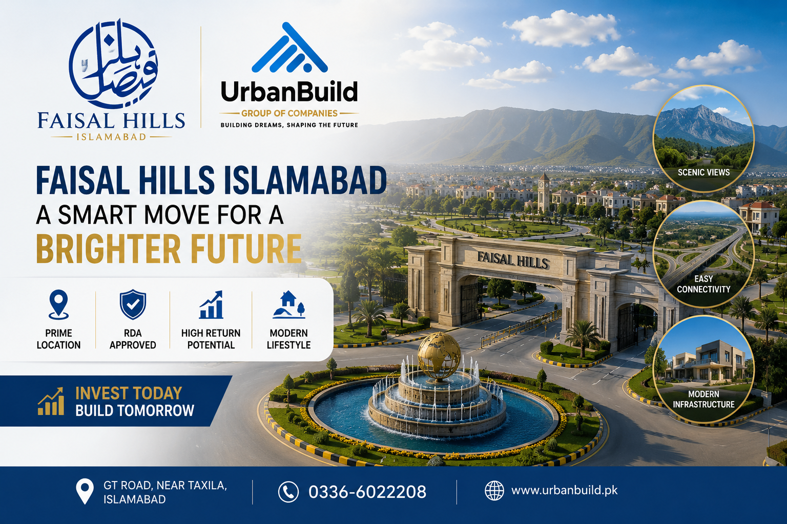 Faisal Hills Islamabad investment opportunities and residential plots by UrbanBuild